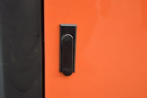 Doorknob of rebar bender
