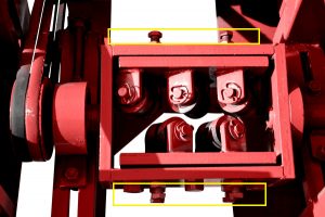 straightening rollers &frame of MYH6-14 bar straightening machine