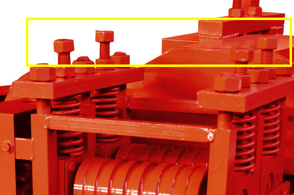 bolts of MYH6-14 bar straightening machine