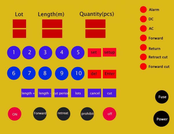 CNC digital controler panel- Shuanglong Machinery