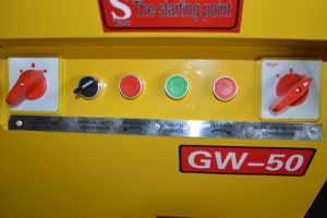 button switch operation panel of steel bar bender