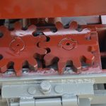 Steel Bar Straightening Machines input traction wheel gear