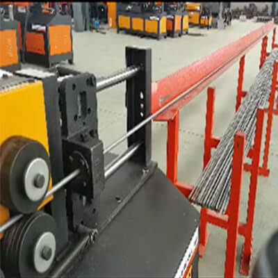 rebar straightening and cutting machine