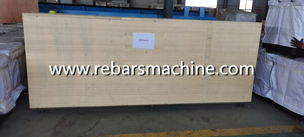 package of rebar straightening and cutting machine