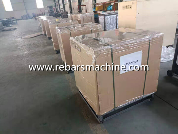 rebar bending machine delivery